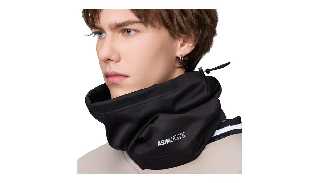 [アッシュグリーム] 防風フィルム入り 撥水 ネックウォーマー 3層ボンディング生地 AGAP-3805