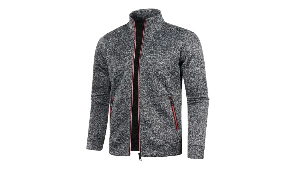 [aspersio] [アスペルシオ] フルジップ フリース ジャンパー フードなし 長袖 ストリート オシャレ アウター メンズ