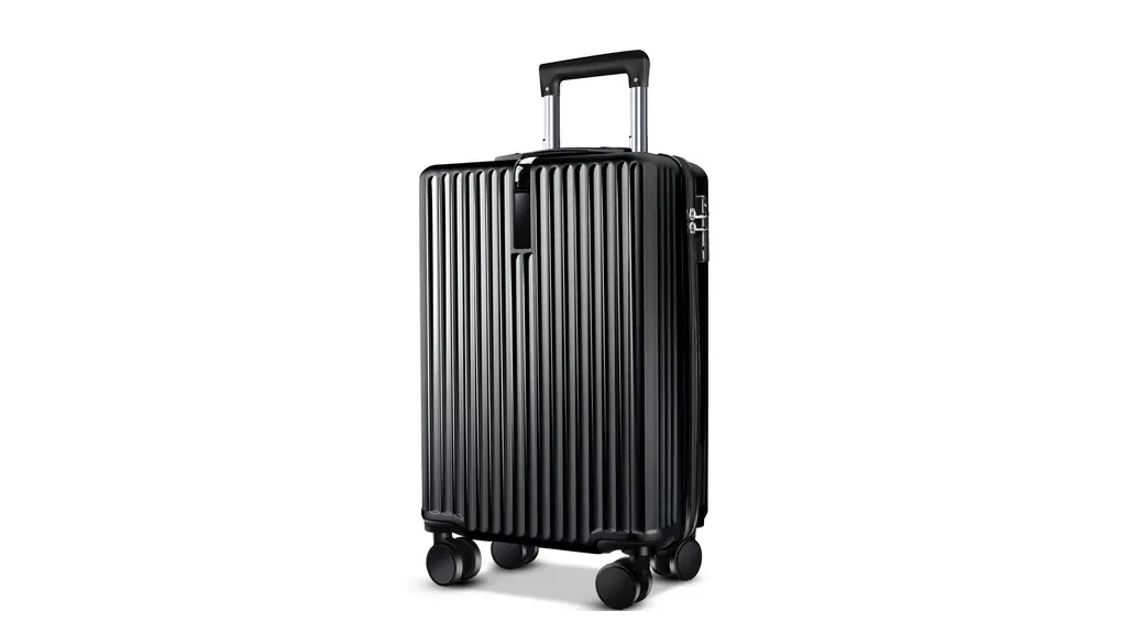 [Atzone Ginza] スーツケース 大容量 キャリーケース 超軽量 隠しフック機能 キャリーバッグ ABS+PC 耐衝撃 静音 ダブルキャスター TSAローク ファスナータイプ キャリーバッグ 人気 おしゃれ 旅行 ビジネス 出張 入院 (ブラック, Mサイズ/3～5泊)