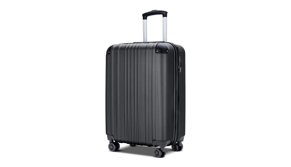 [Bargiotti] スーツケース 機内持ち込み Sサイズ キャリーケース 超軽量 耐衝撃 キャリーバッグ ダブルキャスター 360度回転 ファスナータイプ 大容量 TSAローク搭載 ABS素材 旅行 出張 (Sサイズ/約30L ブラック)