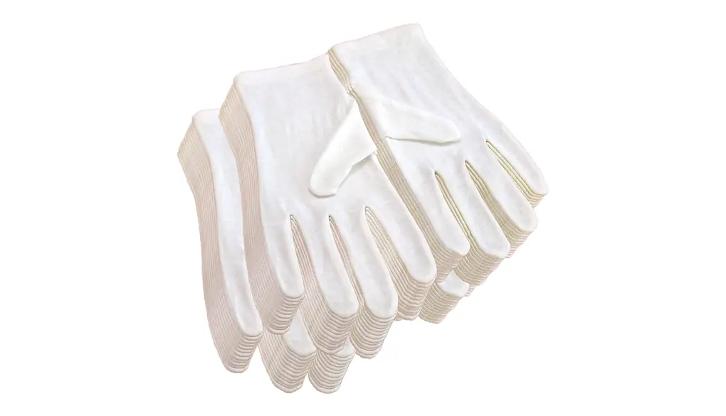 ベーシックスタンダード(Basic Standard)純綿100% コットン手袋 24双 白 Mサイズ