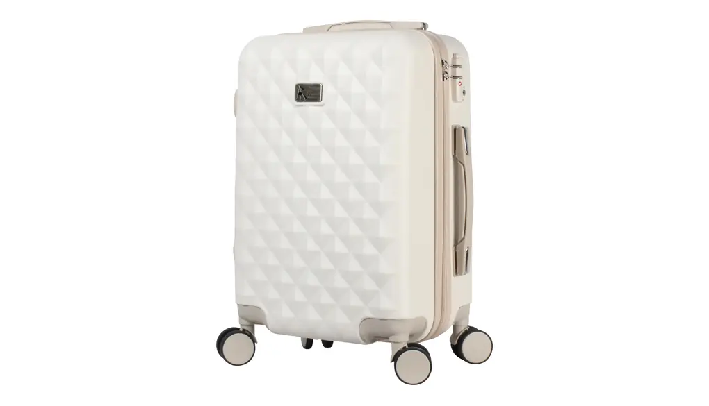 [BASILO] キャリーケース スーツケース 機内持ち込み 大型 Mサイズ Sサイズ 軽量 静音 TSAロック ダブルキャスター キャリーバッグ SSサイズ かわいい おしゃれ キルト風 012 M (約55L, NEWホワイト)