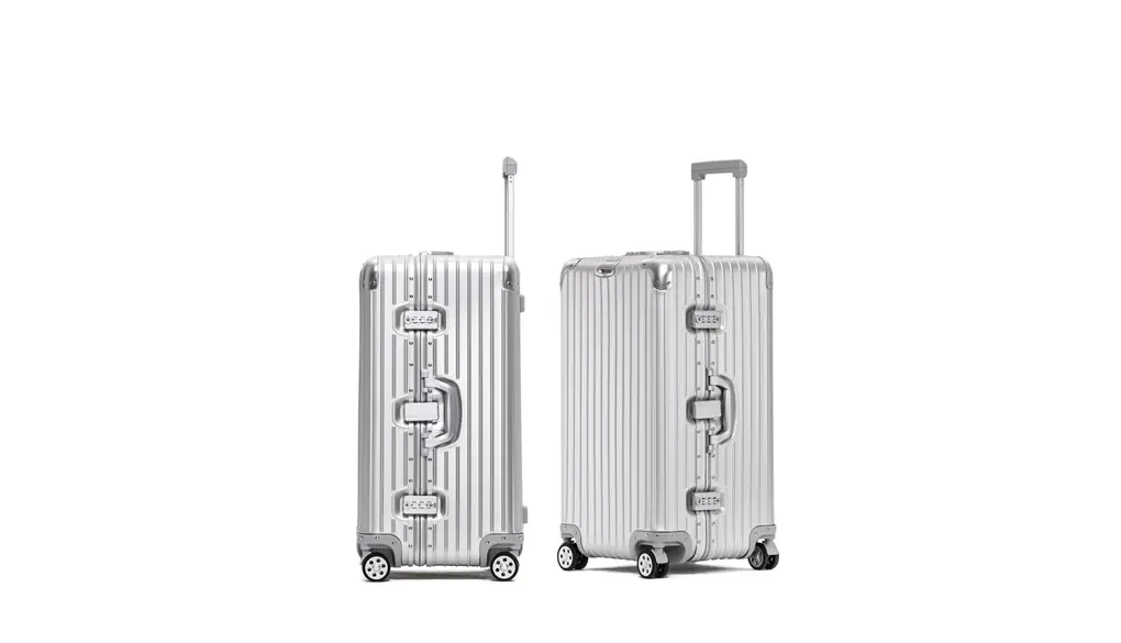 [bimiti] スーツケース キャリーバッグ キャリーケース オールアルミ合金 32インチ 大型 静音 ダブルキャスター 耐衝撃 360度回転 TSAローク搭載 アルミ合金ボディ 大容量 旅行 修学 ビジネス 出張 (XL サイズ(106L), シルバー)