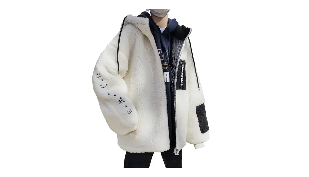 [Bormran] ボアジャケット メンズ ブルゾン フリースジャケット ジャンパー ジャケット ボアコート アウター もこもこ 防寒 厚手 パーカー 冬服