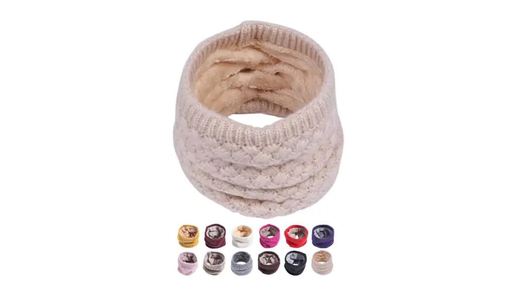 [ブリリモンド] ネックウォーマー スヌード マフラー ニット ファー ボア [並行輸入品]