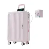 【BTM スーツケース 2024モデル】前開き×USBポートで旅がもっと自由になる多機能キャリー