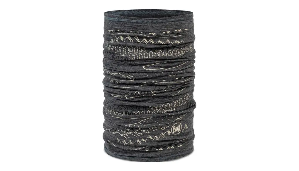 [バフ] アウトドア ネックウエア MERINO LIGHTWEIGHT PRINTS EIRIK GREY メリノ糸使用 防臭 保温性 温度調整機能 586353 男女兼用 エイリク グレー