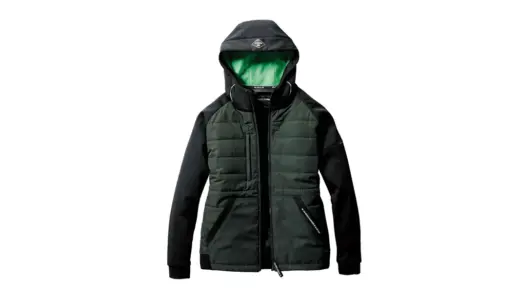 軽くてタフな秋冬アウター！BURTLE「TC防風フーディジャケット 3210-61-M アーミカーキ」