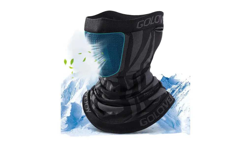 [Candybay] ネックウォーマー メンズ フェイスカバー 冬用 耳掛け ネックガード 【超軽量曇感繊維・エアーメッシュ構造・息苦しくない・吸湿発熱】 暖かい 薄手 保温 防寒 防風 防塵 通勤/通学/自転車/バイク/アウトドア/スキー/登山/旅行 フリーサイズ男女兼用