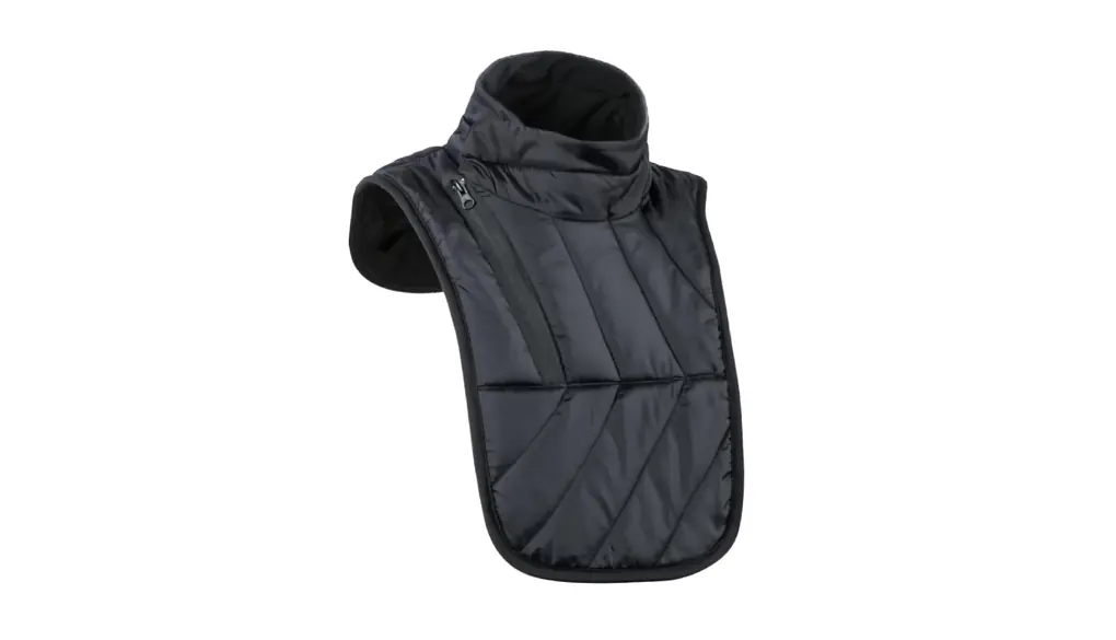 [CAWKAY] ネックウォーマー バイク用 ネックガード ハイネック 肩当て 防寒 防風 胸元 自転車 アウトドア スキー 胸から首まで (Lサイズ)