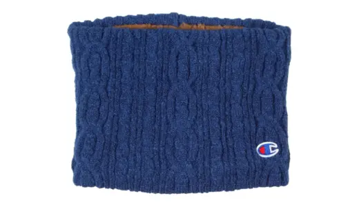 【冬の通学をもっと快適に】Champion キッズ ネックウォーマー 767-0050｜ふんわり裏ボアで首元からあたたかく守る