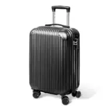 【軽さが旅を変える！】チアキストア「ck-sc101-20-bk」機内持ち込みスーツケース｜静音ダブルキャスターで快適移動を実現