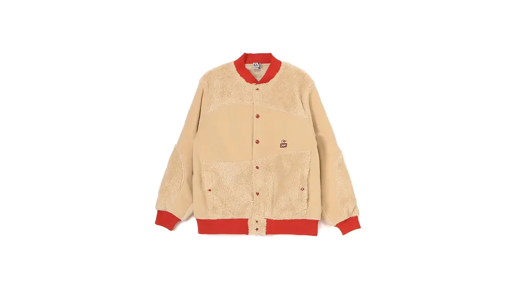 [チャムス] フリースジャケット Bonding Fleece Panel Blouson メンズ