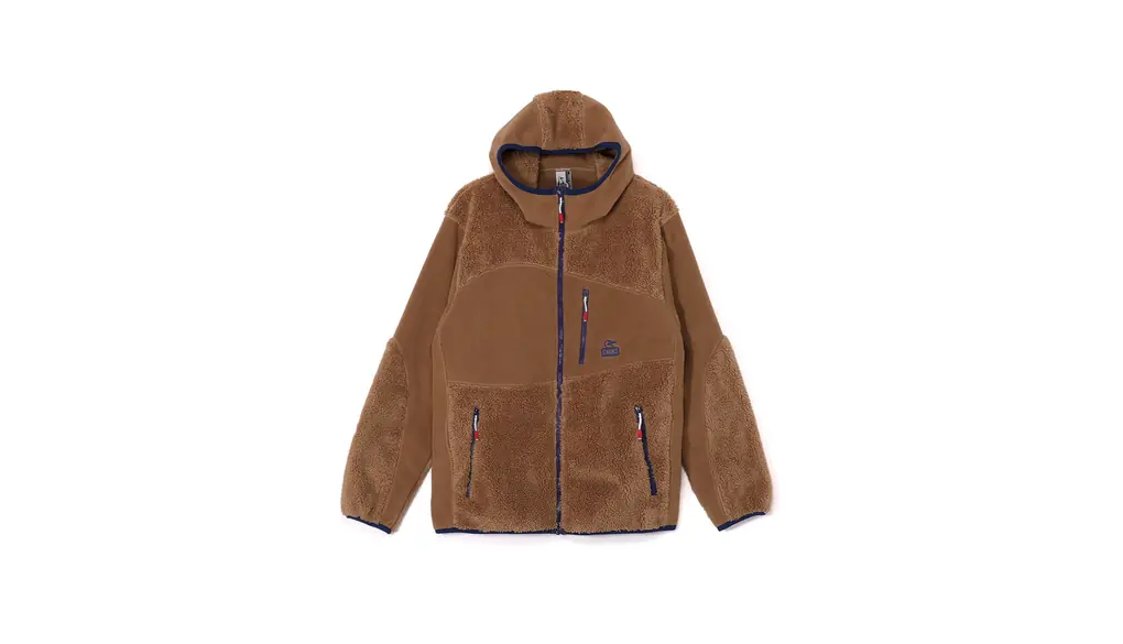 [チャムス] フリースジャケット Bonding Fleece Panel Parka メンズ