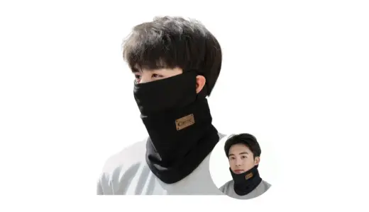 【寒風を味方に】Cierto ネックウォーマー メンズ｜耳掛け付き×ダブルフリースで息苦しくない極暖仕様