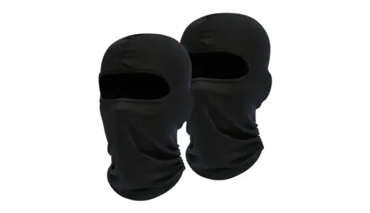 【冬の通勤革命】COMFORTIS バラクラバ 2枚セット｜薄手なのに暖かい、洗えるフルフェイス防寒マスク