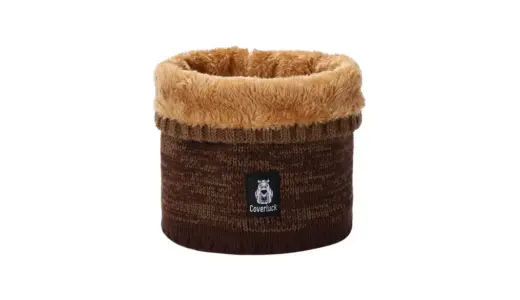 【首元から幸せをまとう】Coverluck ネックウォーマー メンズ レディース｜裏ボア×厚手ニットで“冬の外出が待ち遠しくなる”ぬくもり