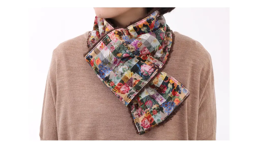 DDintex ディーディーインテックス FLORET LONDON ネックウォーマー アーカイブ･ギンガム マルチ 86×17cm [リバティプリント使用]