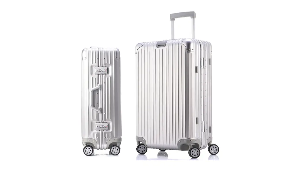 [DINGHANG] スーツケース オールアルミ合金 キャリーケース 大容量 合金ボディ TSAロック 静音ダブルキャスター アルミ スーツケース