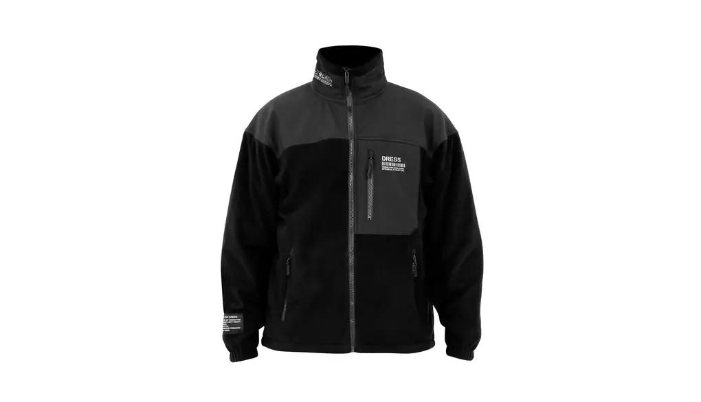 [ドレス] タクティカルフリースジャケット S～4XL 釣り 防寒 防風 上着 トップス アウトドア フィッシング 暖かい 保温 断熱