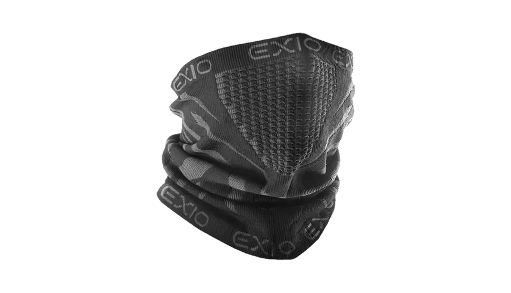 [EXIO] エクシオ ネックウォーマー 顔マスク 冬 スノーボード スヌード 前面部 エアホール 曇り防止