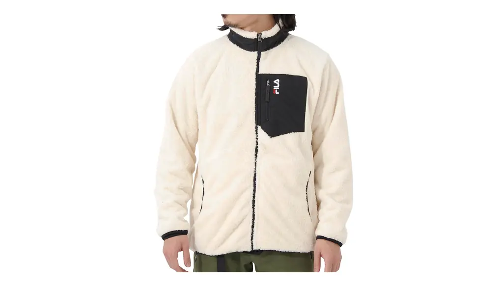 [FILA] フリースジャケット 防風フリース スタンドジャケット フルジップ442344K メンズ