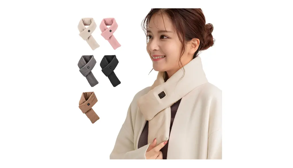 [Fkstyle] 電熱マフラー ネックウォーマー メンズ レディース 加熱 発熱 防寒 スカーフ USB給電 男女兼用 あったか