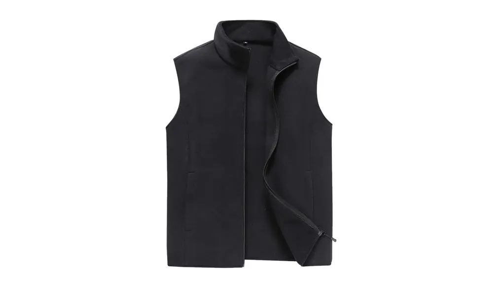 [FOMANSH] フリース ベスト メンズ フルジップ 立ち襟 裏起毛 ポーラーフリース ジャケット カジュアル 部屋着