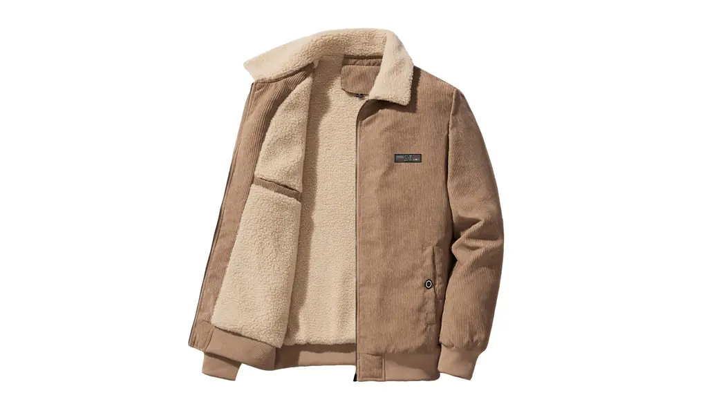 [foveitaa] 冬服 メンズ コート コーデュロイ ボアジャケット ジャケット アウター 大きいサイズ ゆったり ラムウール フリースジャケット もこもこ 防寒 無地 厚手 防風 防寒 暖かい シンプル オシャレ