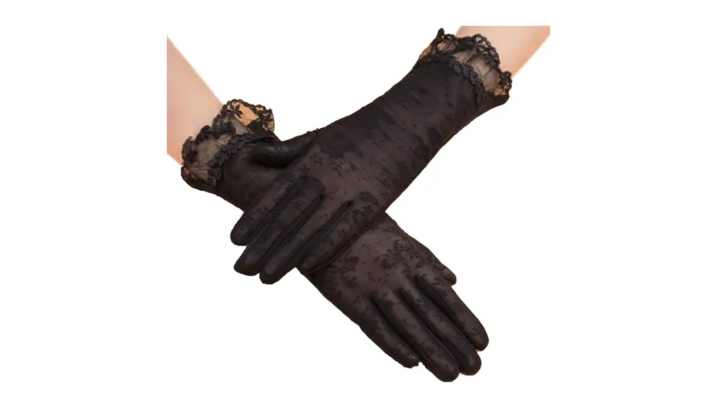 [ふく福] レディース レース 手袋 レディースグローブ 薄型 手袋 uvカット 日焼け対策 タッチパネル対応 ウエディング 女性 運転 自転車 アウトドア ドライビング用 春夏 花柄 滑止め付 1ペア