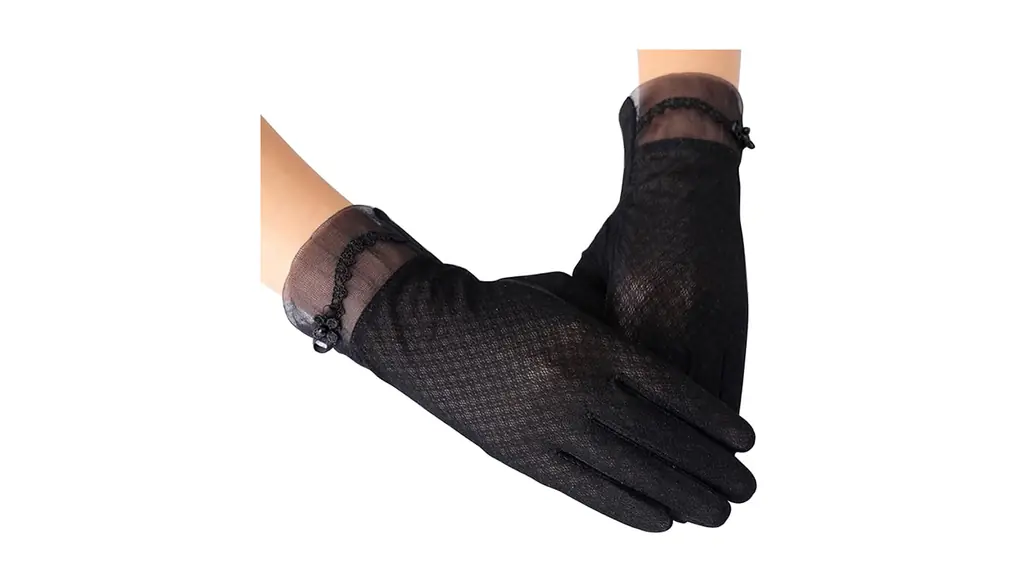 [ふく福] レディース 手袋 レース 女性 レースの手袋 レディースグローブ 薄手 花嫁 手袋 スマホ対応 uvカット 日焼け対策 紫外線対策 花嫁 結婚式 アウトドア 自転車 バイク 車 運転 滑止め付