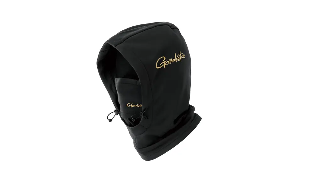 Gamakatu(がまかつ) ブリーザブルネックウォーマーフーディ GM3768 ブラック F