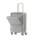 【トップオープンで旅が変わる】GGQAAA スーツケース Sサイズ（37L）｜軽さと上品デザインで“ちょうどいい旅”をつくる