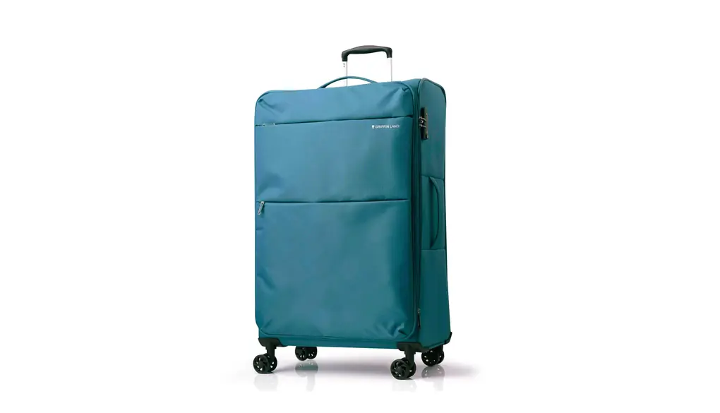 [グリフィンランド] スーツケース キャリーケース キャリーバッグ Lサイズ 無料受諾可能サイズ ソフトタイプ 軽量 おしゃれ かわいい TSAロック ダブルキャスター レディース 女子旅 海外 AIR6327 5～10泊 2.9kg 95L（拡張時105L） ティール