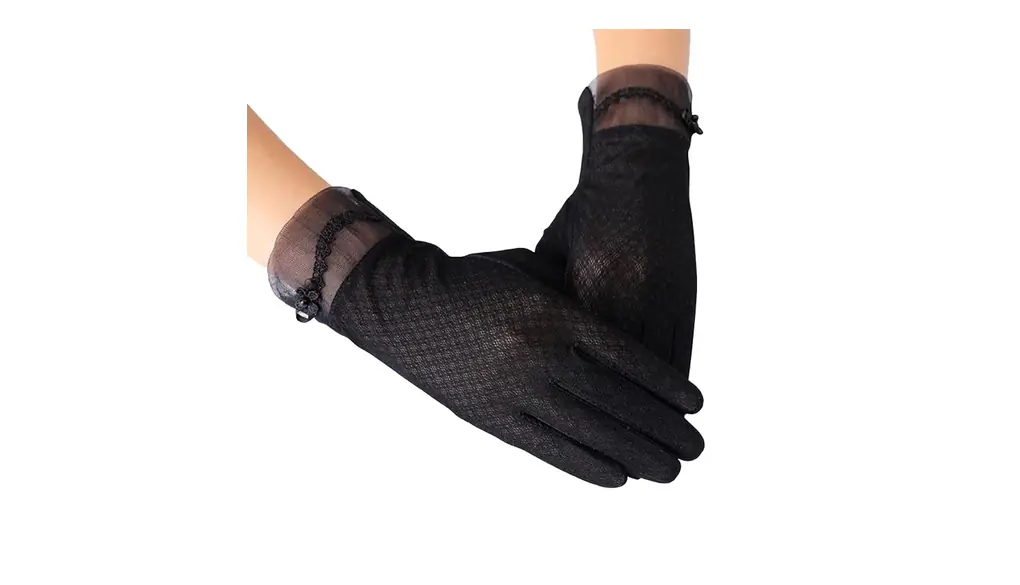 [HEJINYUN] 手袋 レース uvカット グローブ 紫外線対策 薄手 滑り止め スマホ対応 ショート 日焼け止め 結婚式 花嫁 バイク 車 運転 [並行輸入品]