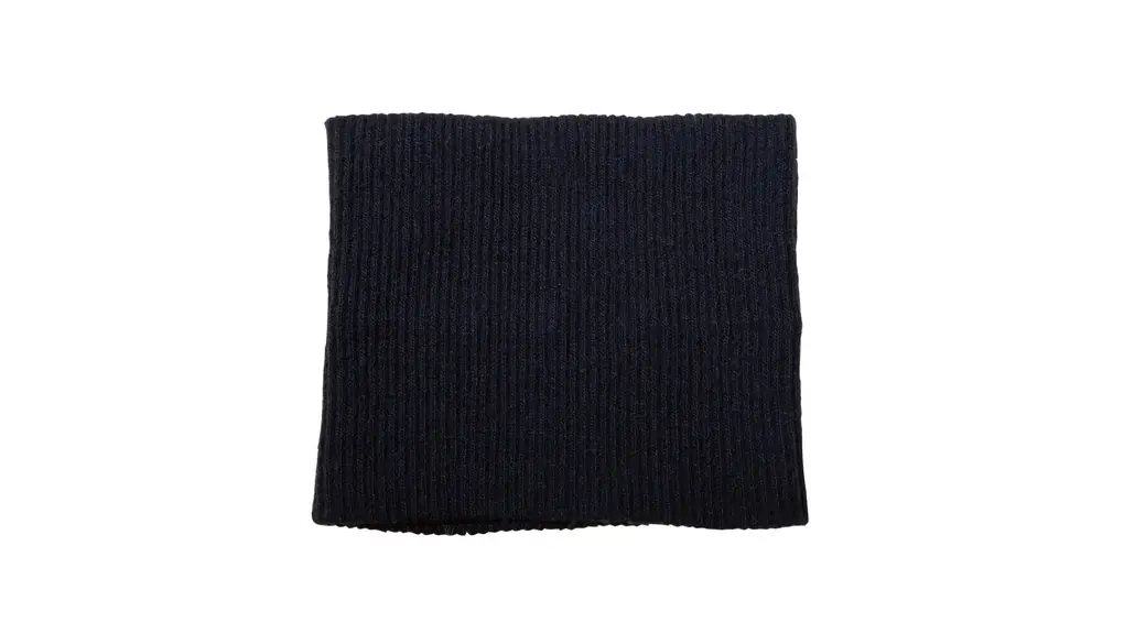 [ひだまり] 男女共用 リブネックウォーマー[フリーサイズ][Y-080]