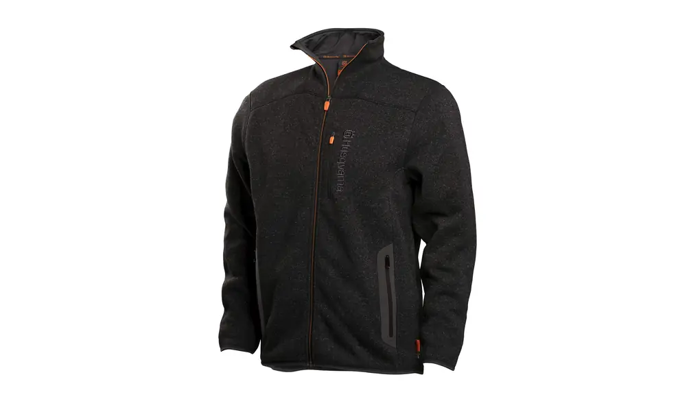 ハスクバーナ・ゼノア フリースジャケット(長袖) XプローラXXL(男性用) H593252362 防寒用 ダークグレー