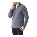 【冬の“ちょうどいい”がここに】IMPACTORY マイクロフリース モックネック ハーフジップ トレーナー FT1201｜軽くて暖かい大人の定番ウェア