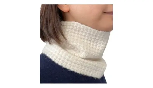 【I.P.P】カシミヤ100％ネックウォーマー｜“エアふわ”で包み込むようなぬくもりを、冬の首元に