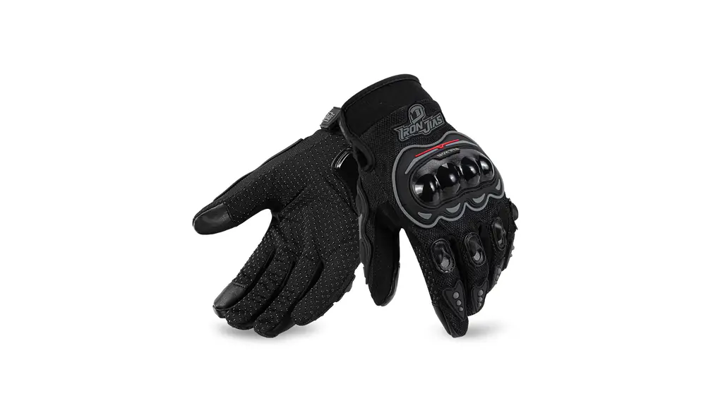 [IRON JIA'S]バイクグローブ オートバイ 手袋 テブクロ スマートフォン対応 タッチパネル対応 すべり止め 夏用 耐衝撃 通気性 耐用性