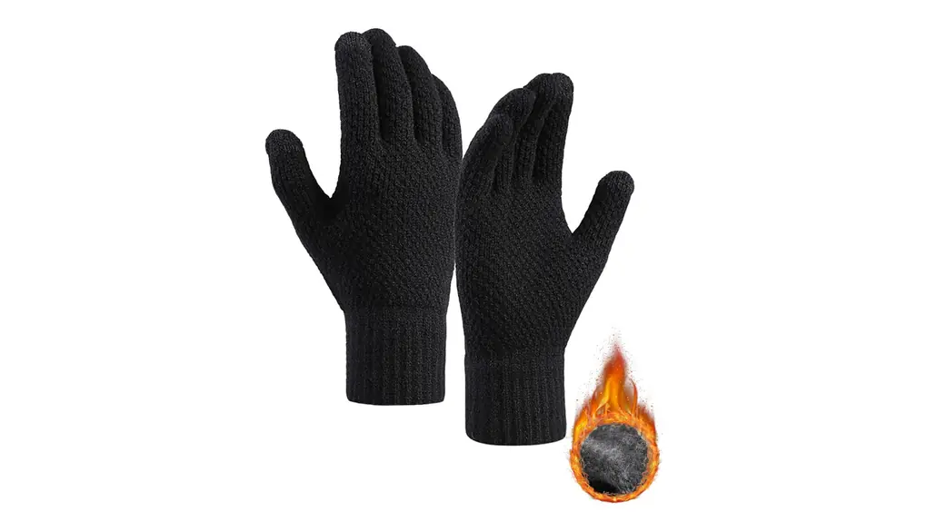 [JIOYIEO] 防寒手袋 防寒グローブ ニットグローブ 【裏起毛・瞬間で5℃上昇・タッチパネル対応】手袋 防寒てぶくろ 厚手 軽量 無地 防風 保温 暖かい 肌に優しい 伸縮性 通勤 通学 スポーツ 秋 冬用 男女兼用