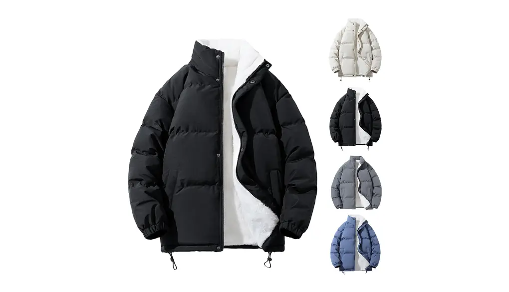 [Kayiyasu] ダウンジャケット 中綿ダウン メンズ レディース ボア付き 大きいサイズ M-3XL 45-85kg対応 暖かいアウター 冬服 防寒着 ゆったり 黒 ブルー ピンク