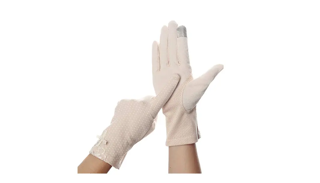 [Kingsiely] 日焼け止め 手袋 夏 レディース グローブ UVカット 紫外線対策 薄手 おしゃれ スマホ対応 滑り止め付 ショートグローブ 女性 自転車 運転 通学 通勤