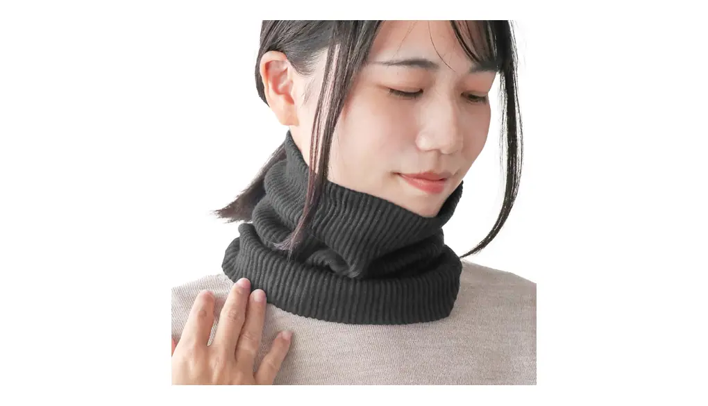 [絹屋] 極暖シルク 2重編みネックウォーマー シルク×綿 SO7062