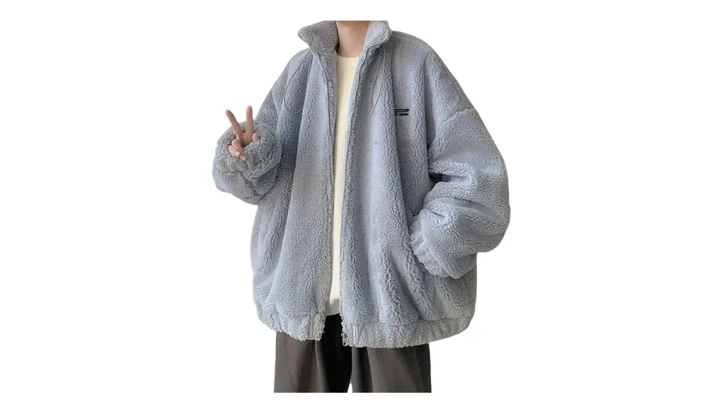 [KOSIKINI] ボアジャケット メンズ ボアブルゾン 冬服 メンズ ボアパーカー ボアコート メンズ モコモコアウター フリースジャケット 男性 秋 冬 厚手 暖かい カジュアル 韓国 おしゃれ 可愛い 防寒着 ボアジャケット