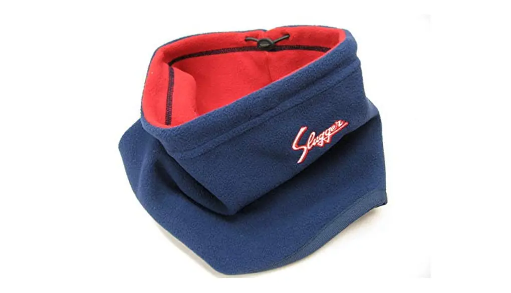 久保田スラッガー フリース リバーシブル ネックウォーマー SW-11 ネイビー×レッド フリー