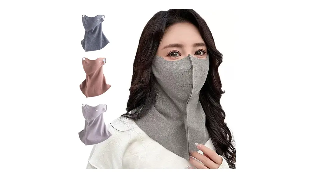 [LAAVVA] 秋冬用UVカットマスク フェイスカバー・ネックウォーマー 2in1 暖かい 軽量 自由呼吸 小顔効果 日除け 通勤通学 ゴルフ ジョギング 自転車 アウトドア バイク 男女兼用