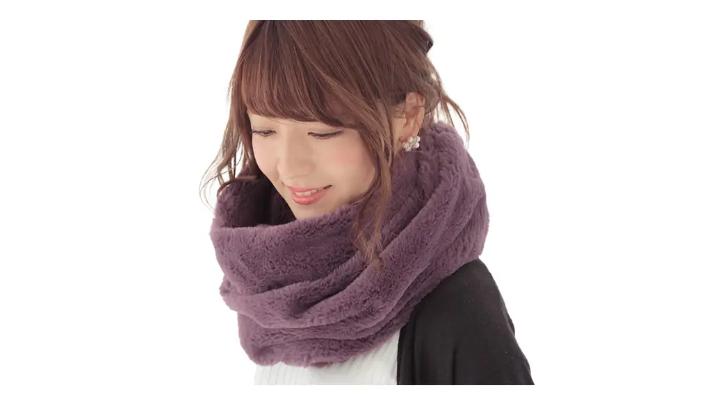 [LALA Boutique] ファー スヌード ネックウォーマー レディース メンズ フェイクファー 厚手 無地 防寒