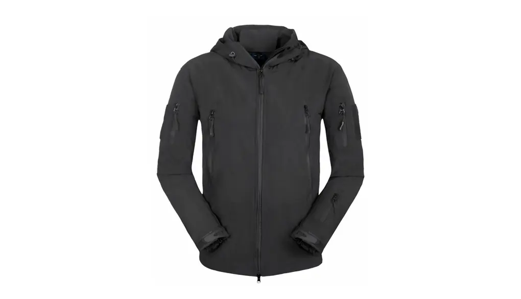 [LANBAOSI] ソフトシェルジャケットメンズ タクティカル ミリタリー ジャンパー アウトドア 保温 迷彩服 裏起毛 上着 多機能 登山 フード付 防水 防寒 アウター バイク 登山 釣り 作業着