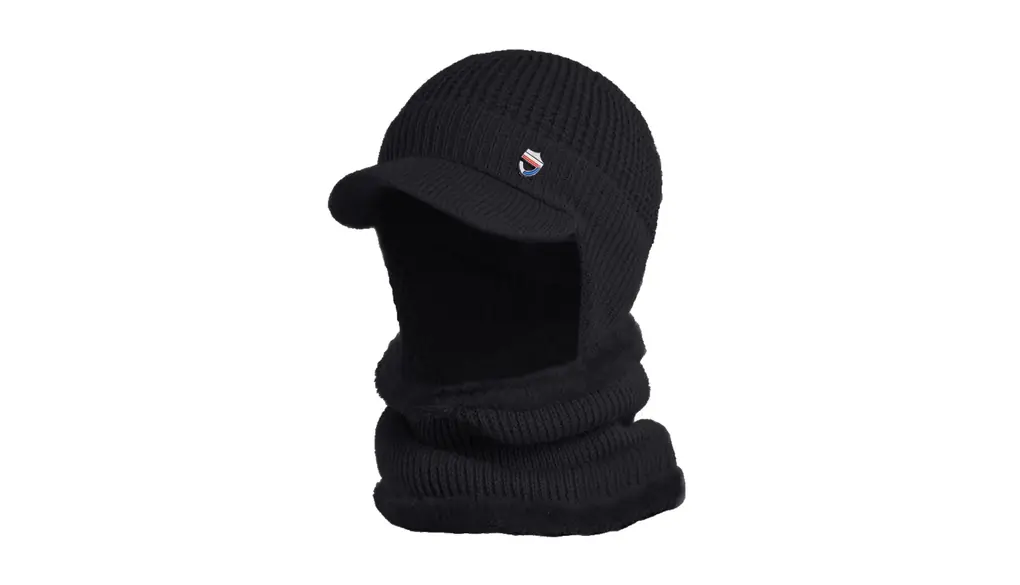 [LeafIn] ニット帽 ネックウォーマー キャップ セット 耳あて付き 暖かい 裏起毛 防寒 メンズ レディース 男女兼用 保温 自転車 バイク スキー スポーツ アウトドア 冬